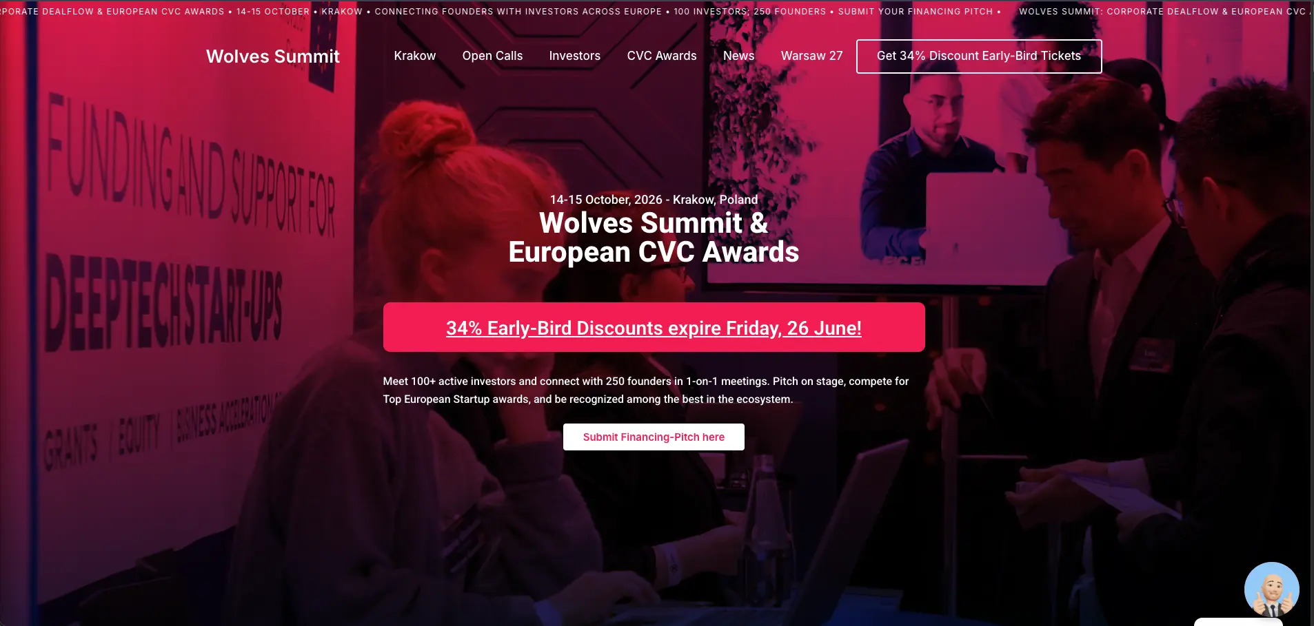 Wolves Summit Konferenz-Website